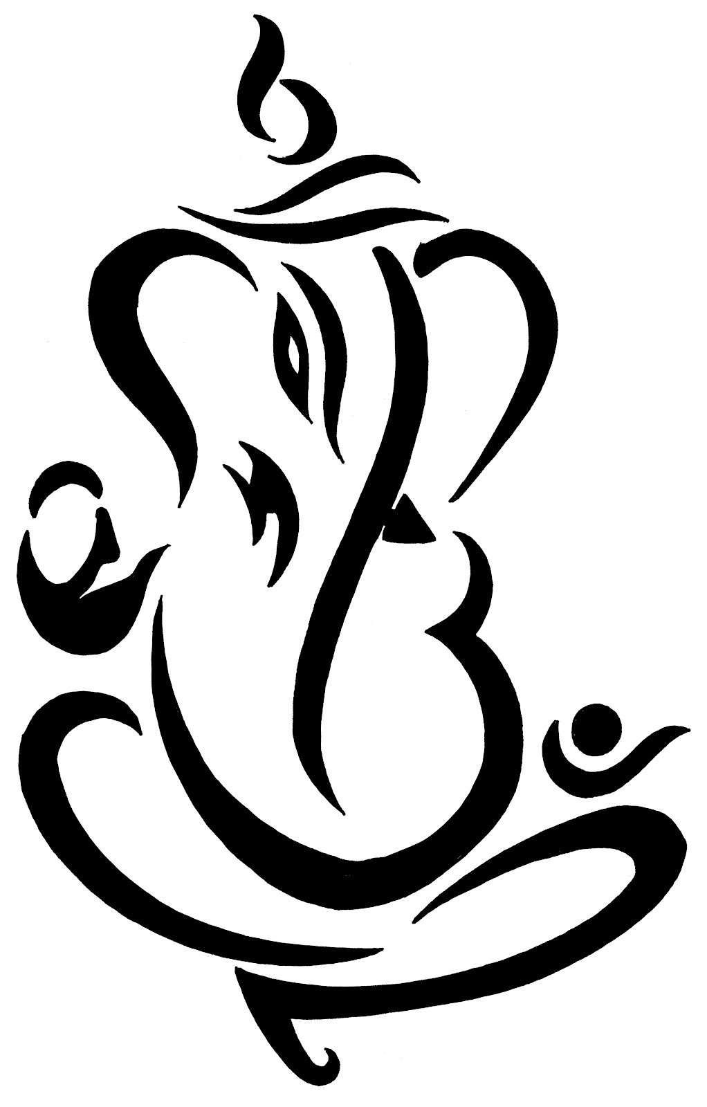 Simple Ganesha Art - ClipArt Best