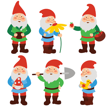 Garden Gnome Clip Art, Vector Images & Illustrations - ClipArt Best ...