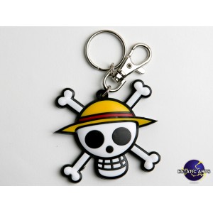 Officially Licensed One Piece Strawhat Skull Logo Keyring from ...