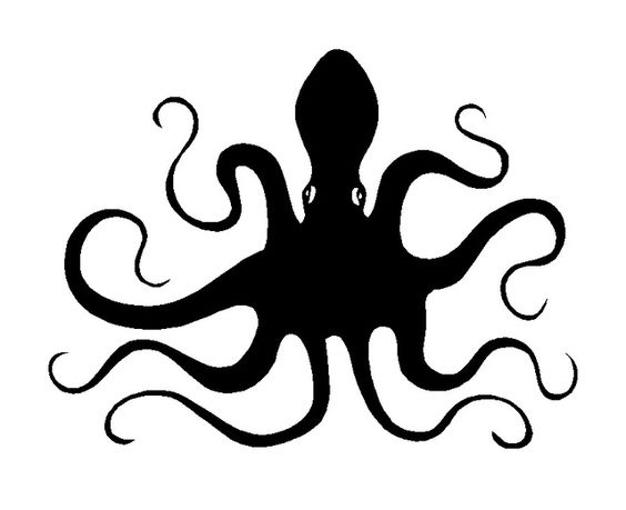 Octopus Silhouette - ClipArt Best