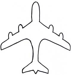 Airplane Stencils - ClipArt Best