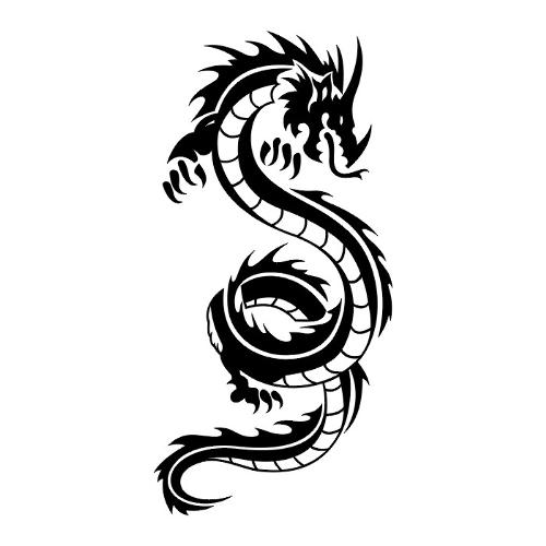 500px-Drawn_Dragon_Black_and_ ... - ClipArt Best - ClipArt Best