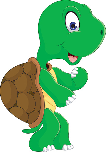 Slow Turtle Cartoon Clip Art, Vector Images & Illustrations - ClipArt ...