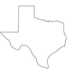 Printable Shape Of Texas - ClipArt Best