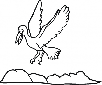 Flying Crow coloring page | Super Coloring - ClipArt Best - ClipArt Best