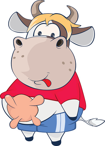 Cow Caricature Clip Art, Vector Images & Illustrations - ClipArt Best ...