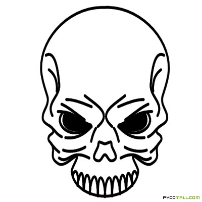 Angry Skull Vector Art | Vector Arts - ClipArt Best - ClipArt Best