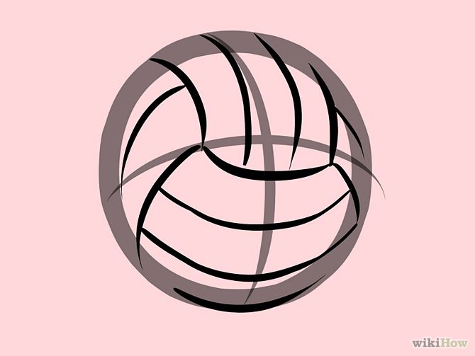 3 Ways to Draw a Volleyball - wikiHow - ClipArt Best - ClipArt Best