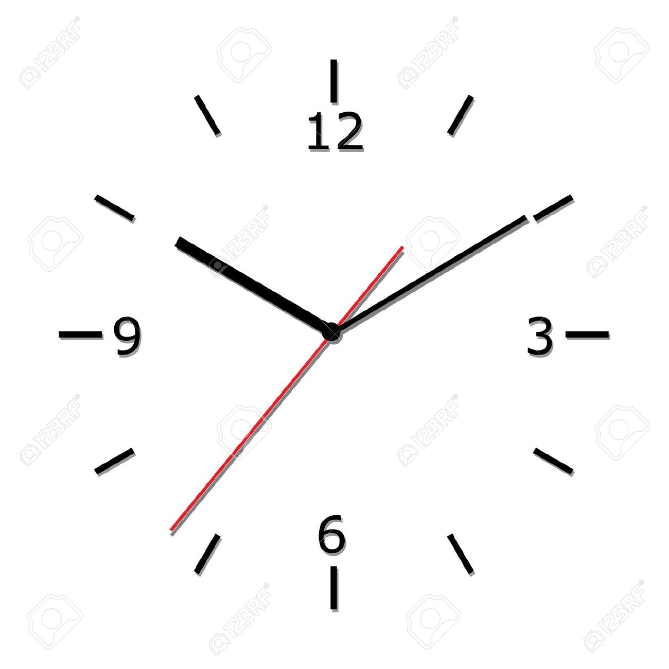 Square Clock - ClipArt Best