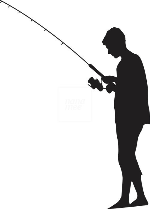 Fishing Silhouette - Nanamee - ClipArt Best - ClipArt Best