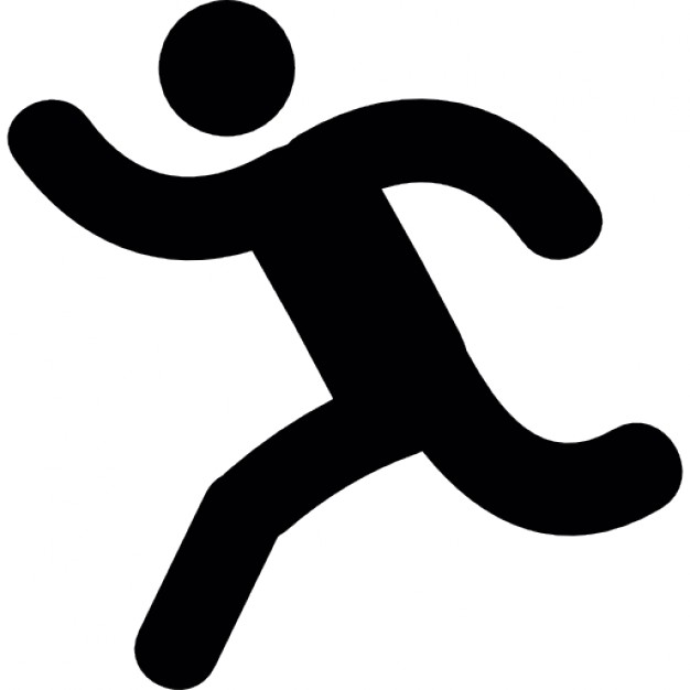 Human Running Icon Vector