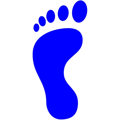 Purple Footprint Logo - ClipArt Best