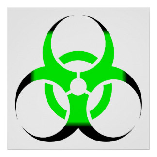 Biohazard Symbol Blue - ClipArt Best