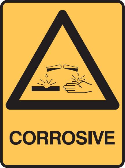 Warning Signs - Corrosive - Safety Equipment Supplier - Seton ...