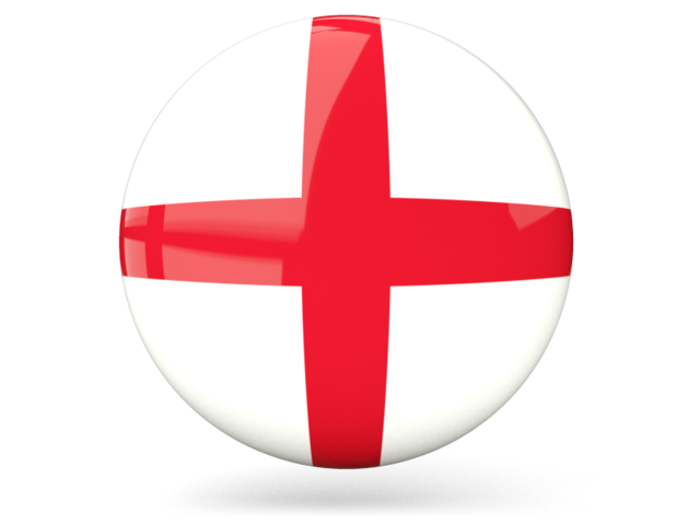 Glossy round icon. Illustration of flag of England - ClipArt Best ...