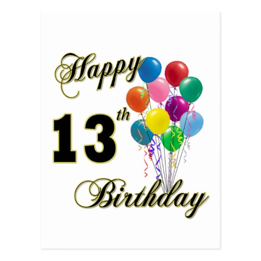 Happy 13th Birthday Signs - ExtraVital Fasion