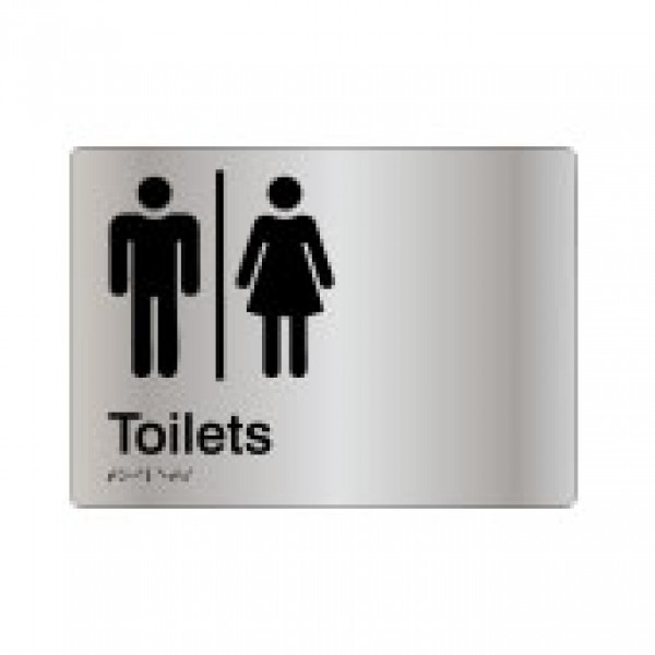 Airlock - Male / Female Toilet - Stainless Steel Signs - Order ...