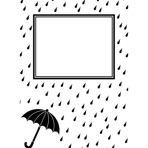 Raindrops & Umbrella Embossing Folder from Darice - ClipArt Best ...