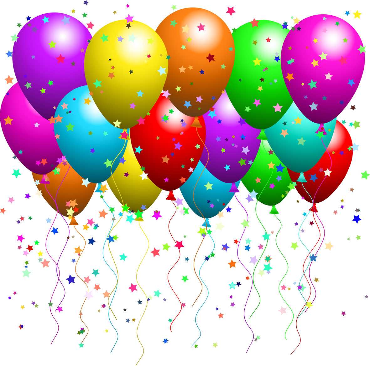 Cartoon Birthday Balloons - ClipArt Best