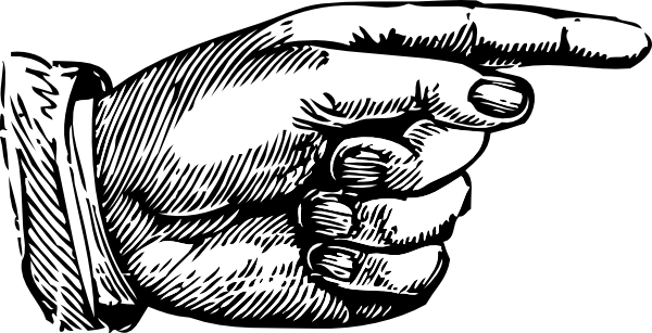 Pointing Finger clip art - vector clip art online, royalty free ...