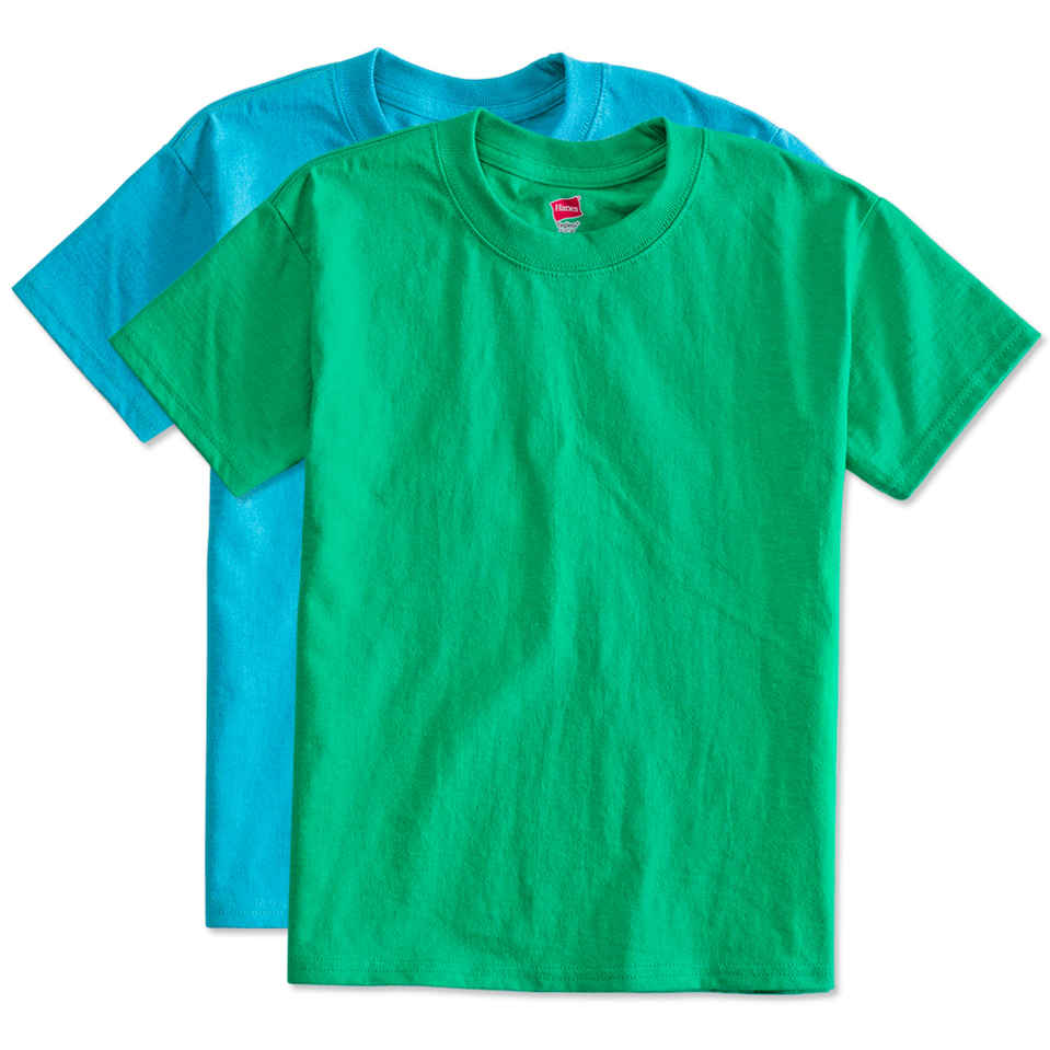 Hanes Youth Tagless T-Shirt - Design Custom Kids Tagless Tees - ClipArt ...