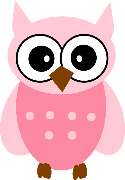 Pink Owl Cartoon - ClipArt Best