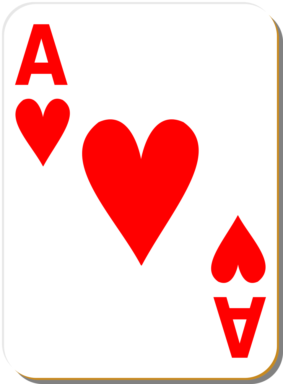 Ace Of Clubs Playing Card Clipart