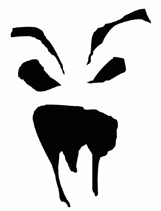 Scary Ghost Faces - ClipArt Best