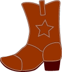 Printable Cowboy Boot - ClipArt Best