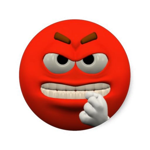 Red Angry Smiley - ClipArt Best