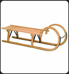 Classic Wooden Snow Sleds for Kids and Adults! - ClipArt Best - ClipArt ...