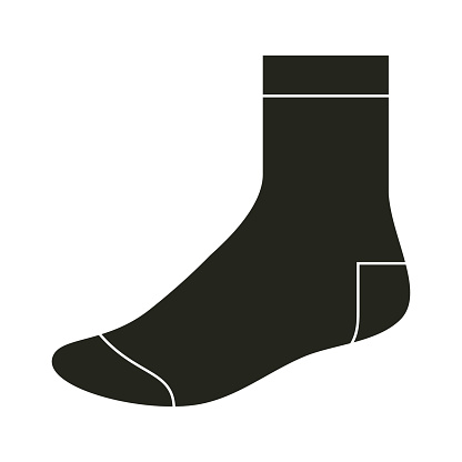 Sock Template Blank Clothing Clip Art, Vector Images ... - ClipArt Best ...