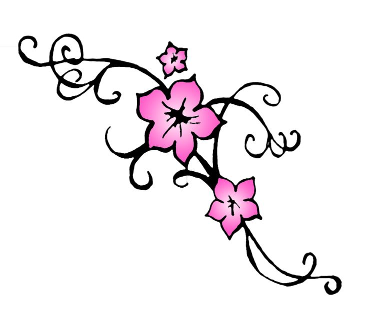 Flower Branch Tattoos Designs - ClipArt Best