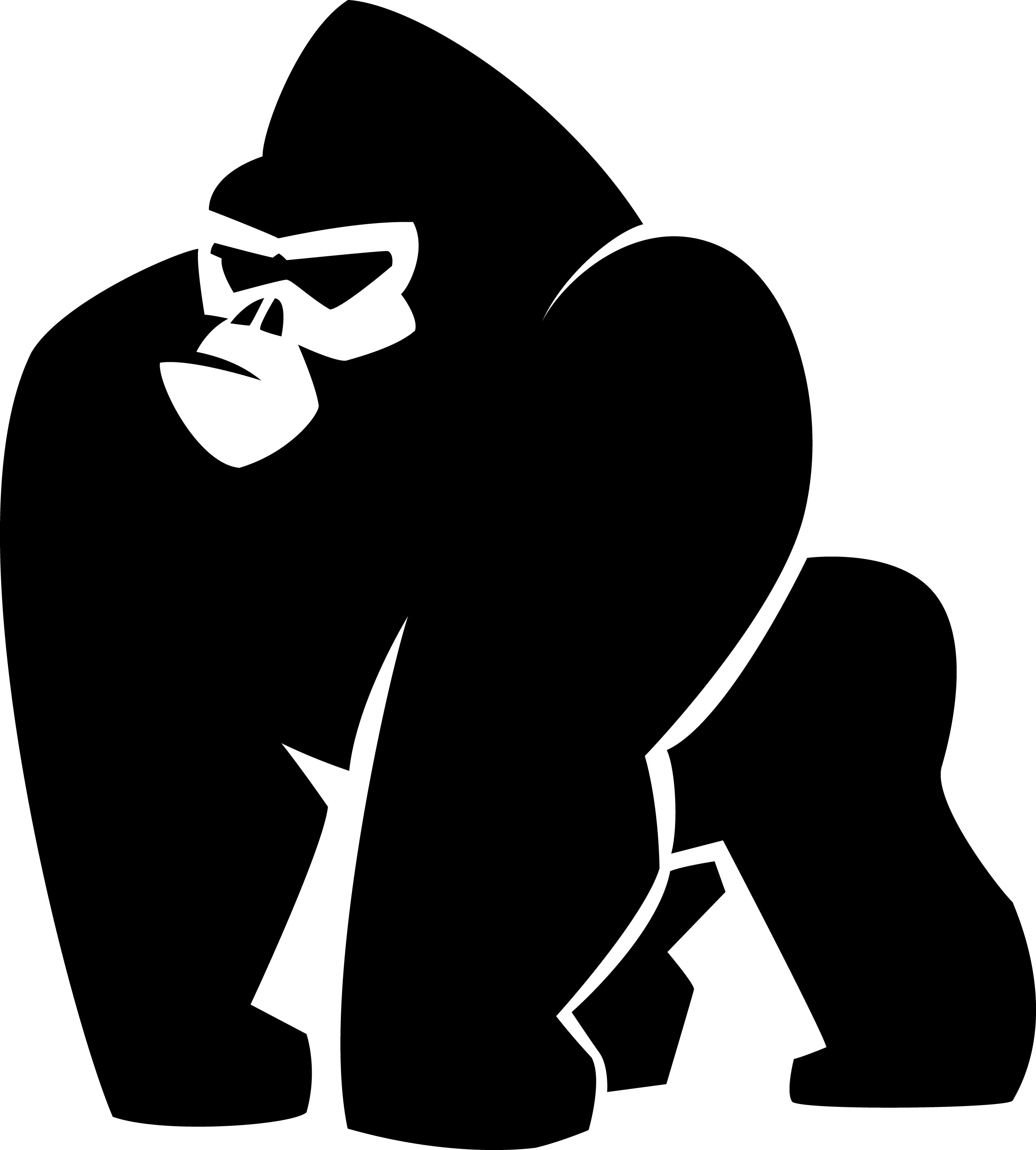 Silverback Gorilla Cartoon - ClipArt Best