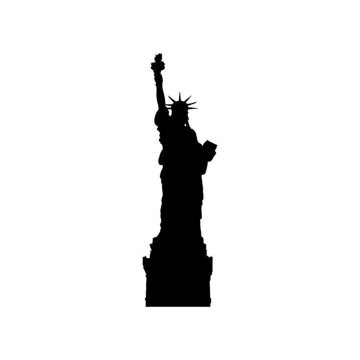 Outline Of Statue Of Liberty - ClipArt Best