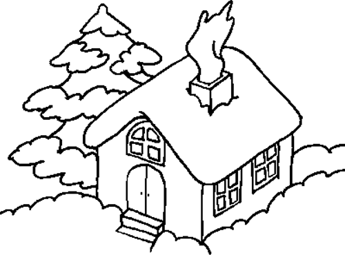 House Coloring Pages for Kids - ClipArt Best - ClipArt Best