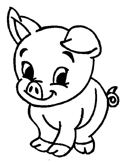 Cartoon Animal Colouring Pages - ClipArt Best