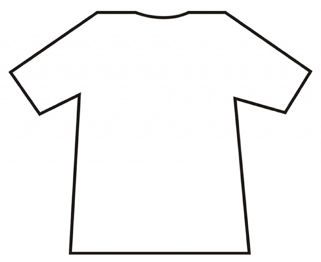 Best Photos of Printable T-Shirt Outline Teachers - Blank T-Shirt ...