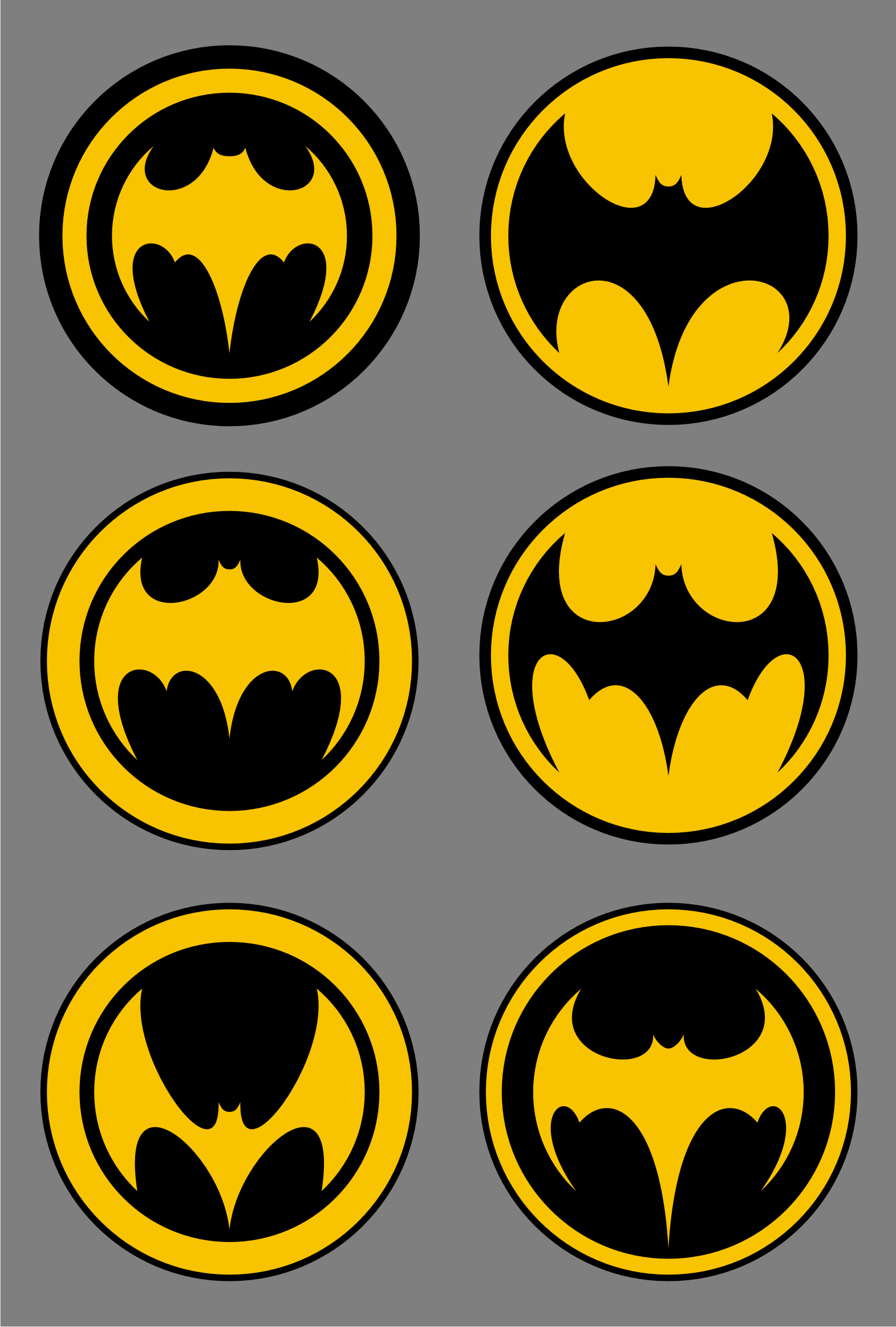 Free Printable Batman Logo - Printable Calendar Blank