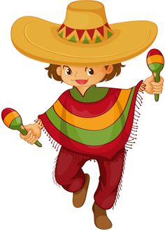 Mexican Fiesta Clipart Boy - ClipArt Best