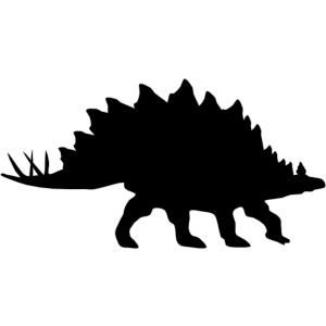 Stegosaurus Shadow - royalty free online clip art - Polyvore - ClipArt ...