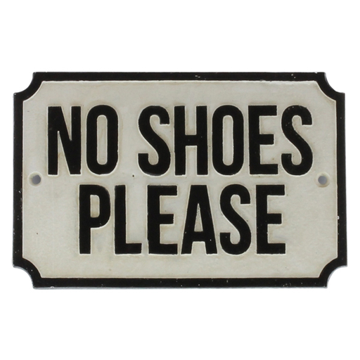 No Shoes Sign - ClipArt Best