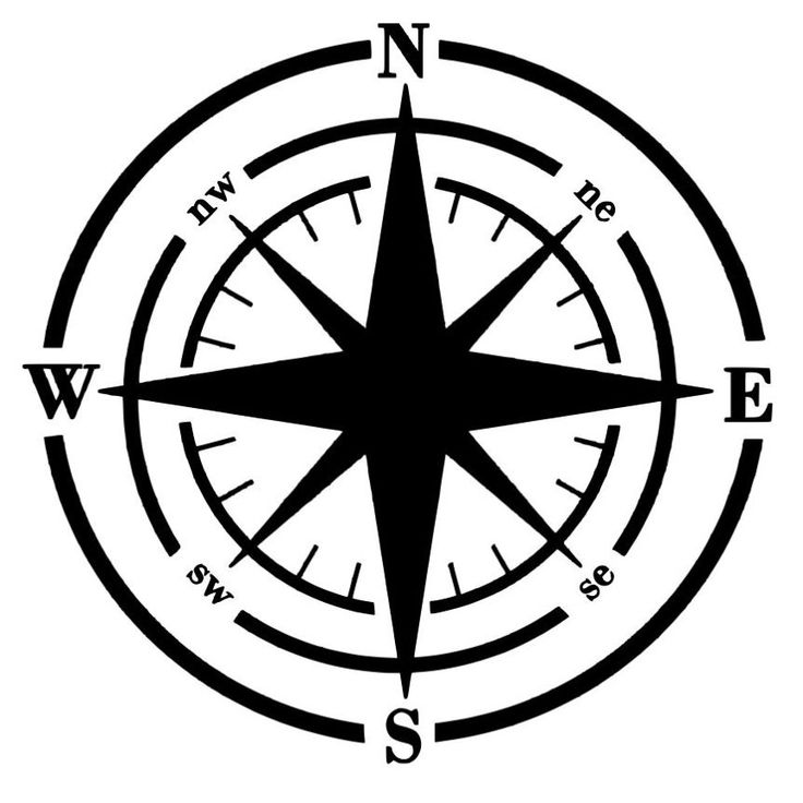 Compass Template Printable - ClipArt Best