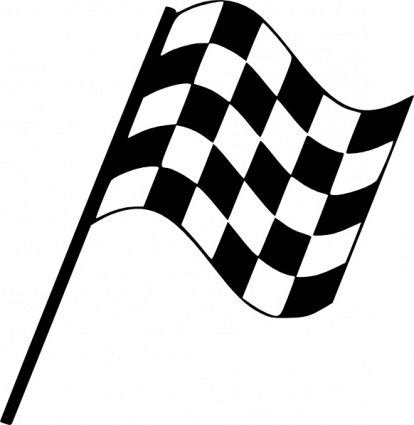 Checkered Flag With Transparent Background - ClipArt Best