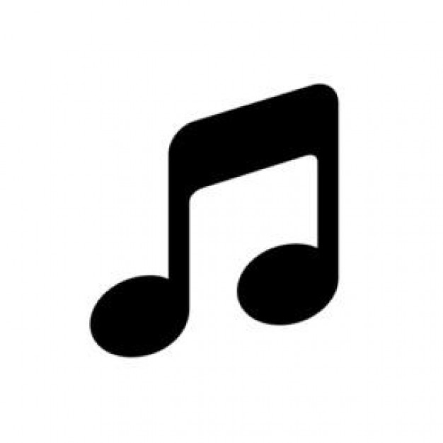 Black simple music note vector - Icon | Download free Icons